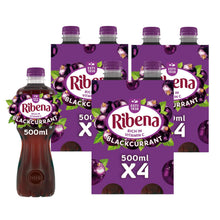 Load image into Gallery viewer, Ribena Blackcurrant Juice Drink Fat-Free Rich in Vitamin C, 12x500ml