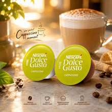 Load image into Gallery viewer, Nescafe Dolce Gusto Coffee Pods Caps Box of 16 Cappuccino Extra Cremoso