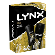 Load image into Gallery viewer, Lynx Gold Body Wash 225ml &amp; Body Spray 150ml 2Pcs Gift Set for Him