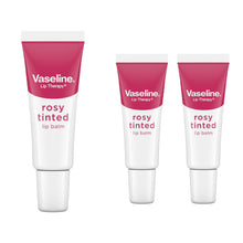 Load image into Gallery viewer, Vaseline LipTherapy Rosy Tinted LipBalm For Instant Softness &amp; Pink Hint, 10g 3x