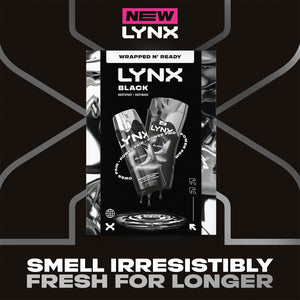 Lynx Black Gift Set for Men - Daily Grooming Duo with Fresh Scent & Skin Care