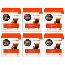 Load image into Gallery viewer, Nescafe Dolce Gusto Coffee Pods Caps Box of 16 Cafe Lungo