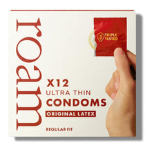 Load image into Gallery viewer, Roam Original Latex Regular Fit Condom for Safer Sex and Contraception, 36 Pack