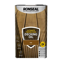 Load image into Gallery viewer, Ultimate Protection Decking Oil Teak 5 litre