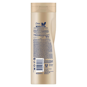 4pk of 400ml Dove Visible Glow Self-Tan Lotion, Fair to Medium or Medium to Dark