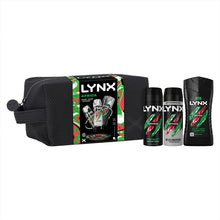 Load image into Gallery viewer, Lynx Africa Washbag Gift Set - Body Spray, Bodywash &amp; Antiperspirant Trio Kit