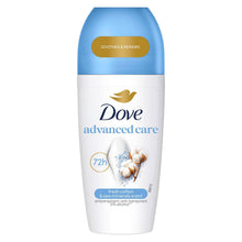 Load image into Gallery viewer, Dove Advanced Care Roll On Anti-Perspirant Fresh Cotton &amp; Sea Minerals 50ml, 6Pk