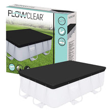 Load image into Gallery viewer, Bestway Flowclear Rectangular Black Power Steel PVC Tarpaulin, 282 x 196 cm