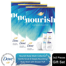 Load image into Gallery viewer, Dove Nourish Duo Advance Gift Set with Exfoliating &amp; Nourishing Bodywash