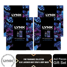 Load image into Gallery viewer, Lynx Fine Fragrance Duo Collection Blue Lavender 2 Pieces Gift Set for Him