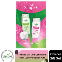 Load image into Gallery viewer, Simple Shower Gel Gift Set Nourishing &amp; Refreshing Gentle Skincare for Body