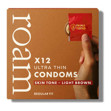 Load image into Gallery viewer, Roam Light Brown Regular Fit Condom for Safer Sex &amp; Contraception, 36 Pack