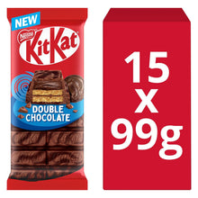 Load image into Gallery viewer, Nestle Sharing Bars, KitKat Double Chocolate 15x99g &amp; Aero Milk Chocolate 15x90g