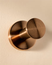 Load image into Gallery viewer, Cosmic Architect Sp Wall Hook | Circular Design | Brushed Black | Towel Hanger