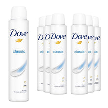 Load image into Gallery viewer, Dove Classic Anti-Perspirant with 48H Sweat Protection Deo for Women 200ml, 6pk