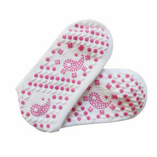 Load image into Gallery viewer, Envie Tourmaline Magnetic Health Socks White Wellness Therapy Comfort Pair Care