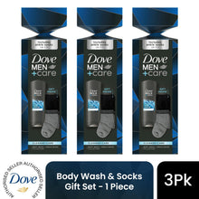 Load image into Gallery viewer, Dove Men+Care Cleanse+Care Wash &amp; Socks Gift Set 1 piece, Choose pack 1,2,3 or 4