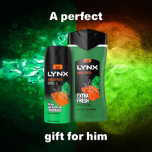 Load image into Gallery viewer, Lynx Jungle Fresh THE WINGMEN Body Spray &amp; Body Wash Duo Gift Set for Him