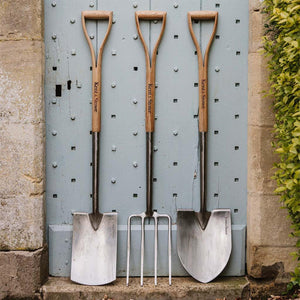 Kent & Stowe Stainless Steel Digging Spade Rust Resistant FSC For Gardening