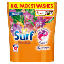 Load image into Gallery viewer, Surf 3 in 1 Laundry Washing Detergent Capsules Passion Bloom, 153 Washes