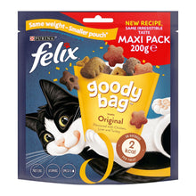 Load image into Gallery viewer, Felix Goody Bag Original Chicken, Liver and Turkey Cat Treats, 200g