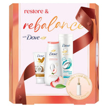 Load image into Gallery viewer, DOVE Restore &amp; Rebalance Gift Set 3 piece, Choose your pack 1,2,3 or 4