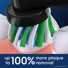 Load image into Gallery viewer, Oral-B Cross Action Black X-Filaments Toothbrush Replacement Heads, Pack of 4