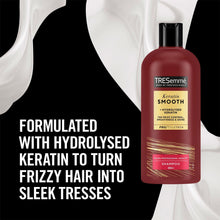 Load image into Gallery viewer, Tresemme Shampoo Keratin Smooth Hydrolysed Keratin for 72H Frizz Control,6x680ml