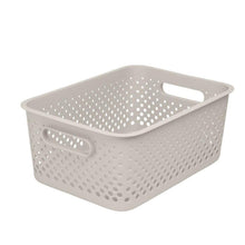 Load image into Gallery viewer, SmartStore Essence Large 11.4L Storage Basket, Pack of 3 Organiser Boxes, Linen