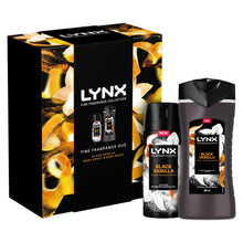 Load image into Gallery viewer, Lynx Fine Fragrance Duo Collection Black Vanilla 2 Pieces Gift Set for Him