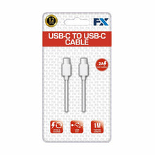 Load image into Gallery viewer, FX Braided USB-C to USB-C Data Cable for Sync and Charge Android Devices, 1M