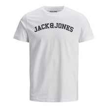 Load image into Gallery viewer, Jack &amp; Jones Jorcholl Tshirt Crew Neck - White - Size S