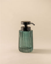 Load image into Gallery viewer, Cosmic Lido Soap Dispenser | Glass | Bluish Green | 300ml