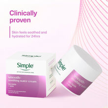 Load image into Gallery viewer, Simple Smooth+ Soothing Water Cream Face Moisturiser 50ml