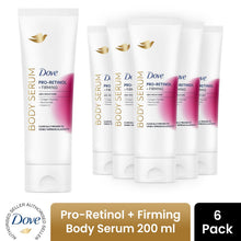 Load image into Gallery viewer, Dove Pro Retinol Firming Body Serum 200ml 6 Pack, Collagen Peptides &amp; Vitamin C