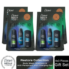 Load image into Gallery viewer, Dove Men+Care Restore Bath &amp; Body Collection Gift Set for Him w/ Charging Pad