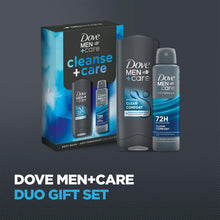 Load image into Gallery viewer, Dove Men+Care Gift Set Cleanse+Care Duo Bodywash &amp; Advanced Antiperspirant