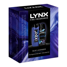 Load image into Gallery viewer, LYNX Fine Fragrance Blue Lavender Gift Set 2 piece, Choose Your Pack Size 1,2,3 or 4