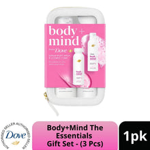 Load image into Gallery viewer, DOVE body + mind Essentials Gift Set 2 piece, Choose your pack 1,2,3 or 4