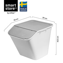 Load image into Gallery viewer, SmartStore Collect Stack-it Multipurpose Storage Bin With Lid, 51L - Large
