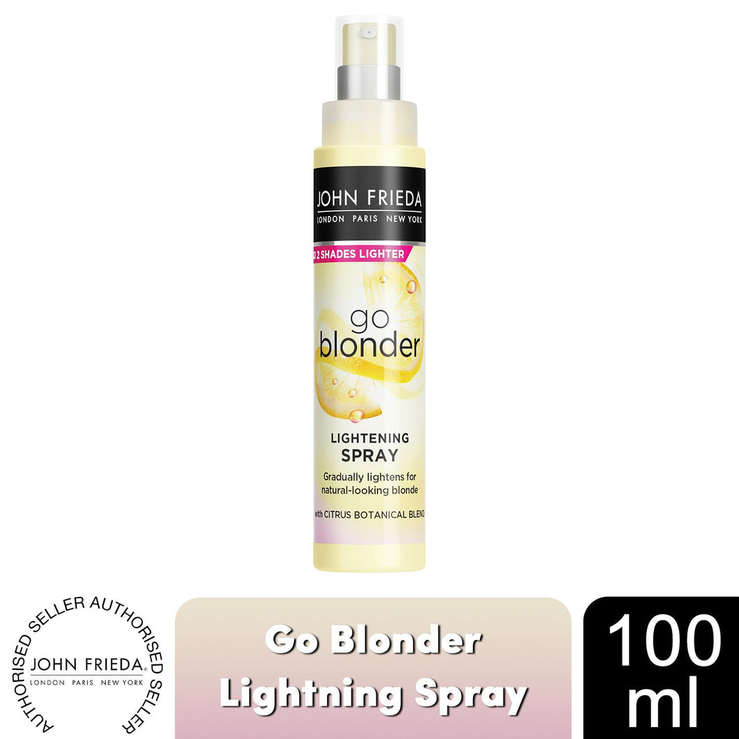 John Frieda Go Blonder Haircare Range of Shampoo, Conditioner & Lightening Spray