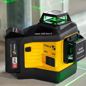 STABILA LAX600G MULTI LINE LASER GREEN 7PC SET