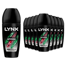 Load image into Gallery viewer, Lynx Africa Anti Perspirant Roll On 48 Hours Anti Sweat Protection 50ml, 12 Pack