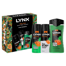 Load image into Gallery viewer, Lynx Jungle Fresh THE TRIFECTA BodyWash, Spray &amp; Antiperspirant Gift Set for Him