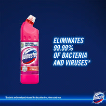 Load image into Gallery viewer, Domestos Thick Bleach Pink Power Disinfectant Multi-Purpose Cleaner Gel, 3x750ml