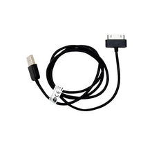 Load image into Gallery viewer, Hipstreet Charge and Sync 30-Pin USB Charging Cable Extra Long, Black - 1m