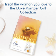 Load image into Gallery viewer, Dove Pamper Body Wash &amp; Body Lotion 2Pcs Gift Set for Her w/ Wax Burner &amp; Melts