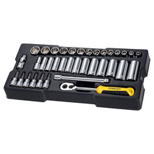 Load image into Gallery viewer, STANLEY 36PC 3/8IN METRIC SOCKET MODULE