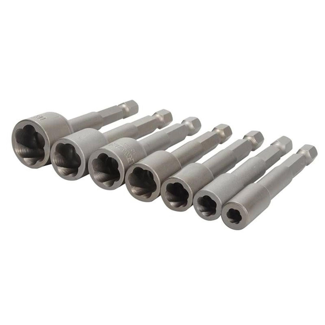 T394100 Power Grip Screw Extractor Set, 7 Piece