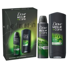 Load image into Gallery viewer, Dove Men+Care Refresh Bodywash &amp; Antiperspirant Duo Collection Gift Set for Him